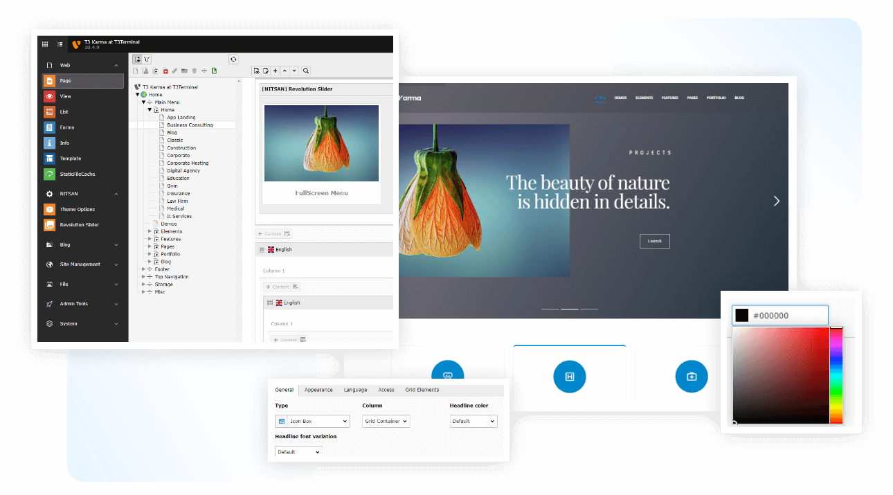 The Perfect Multipurpose TYPO3 Template